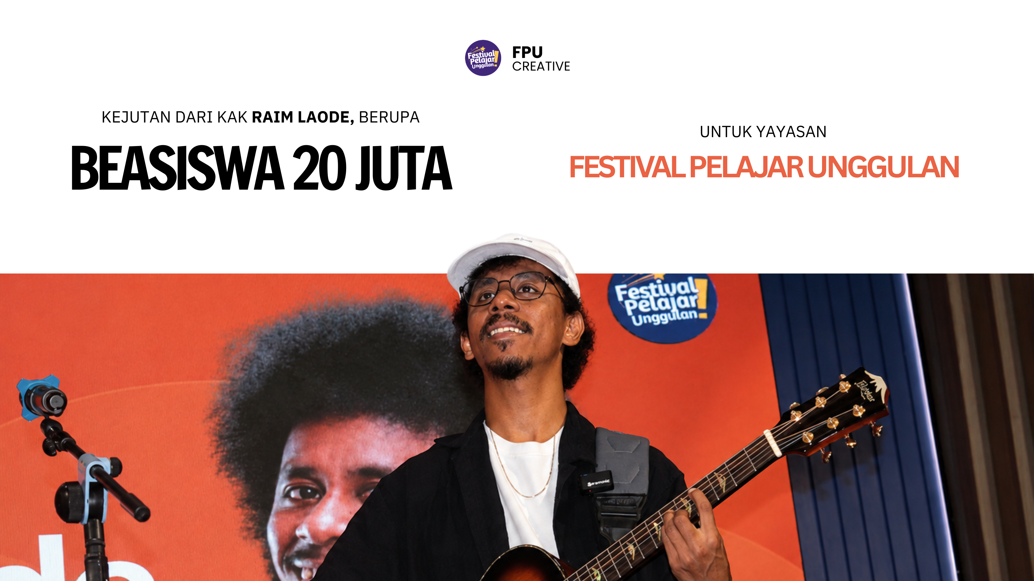 Raim Laode Donasikan Rp20 Juta untuk Yayasan Festival Pelajar Unggulan, Hadir Gratis untuk Dukung Pengembangan Generasi Muda